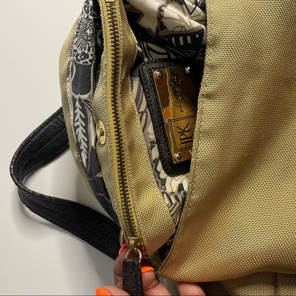 JPK Paris 75 gold nylon bucket bag - Picture 4 of 9